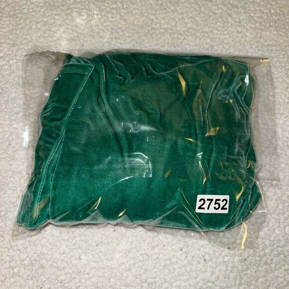 Soft Surroundings XL Green Velvet Button Down LS Collared Womens Shirt EUC - Picture 11 of 11